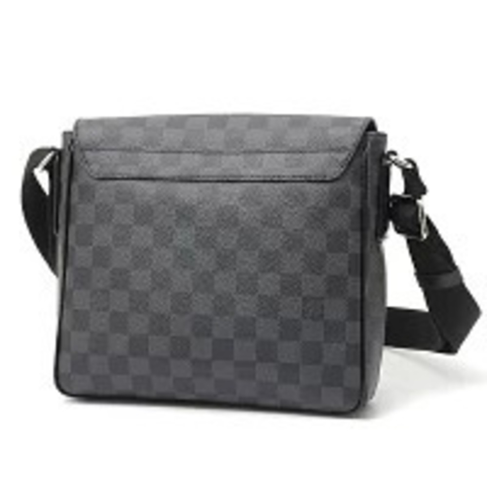 Louis Vuitton Graphite District Damier Bag Black Shoulder